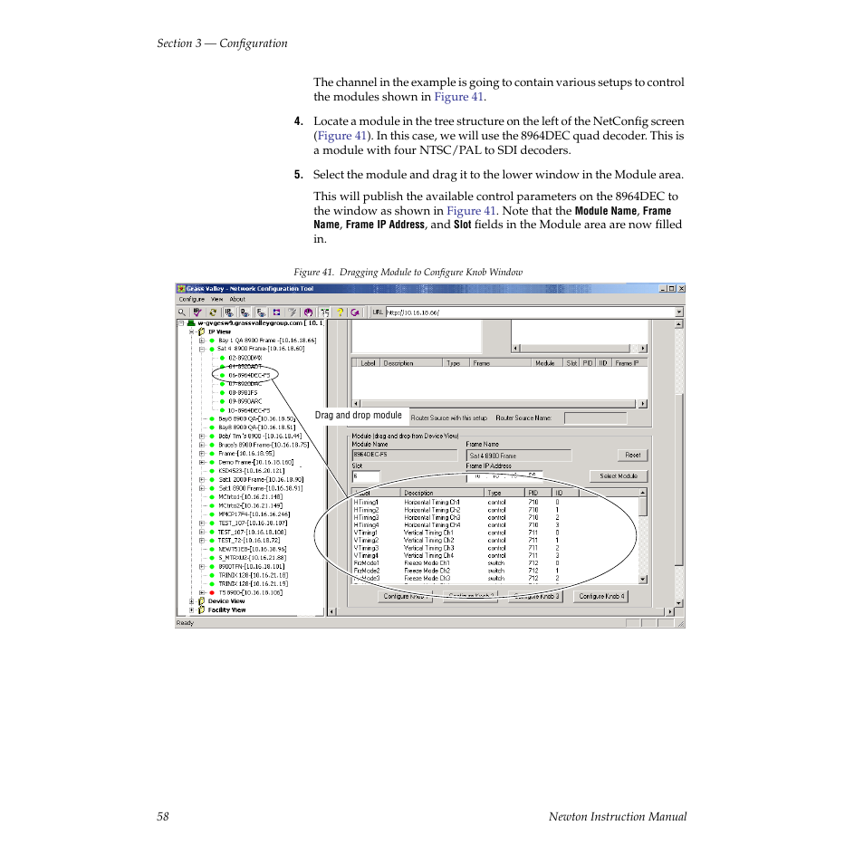 Grass Valley Newton Modular Control System v.2.0 User Manual | Page 58 / 118