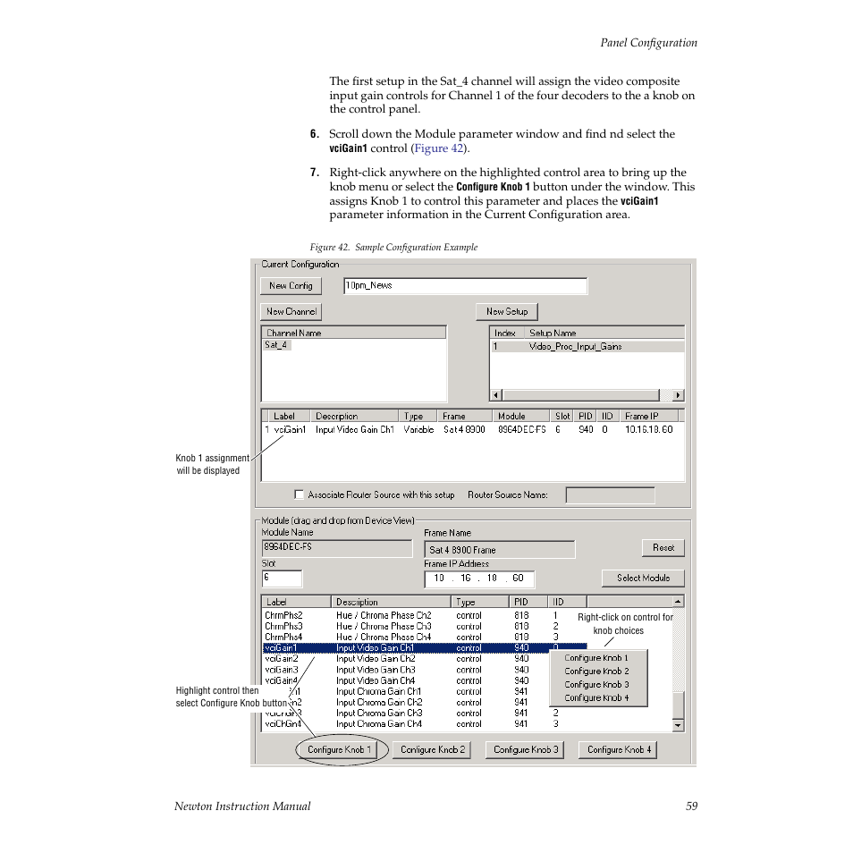 Grass Valley Newton Modular Control System v.2.0 User Manual | Page 59 / 118