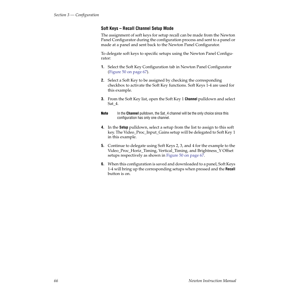 Grass Valley Newton Modular Control System v.2.0 User Manual | Page 66 / 118