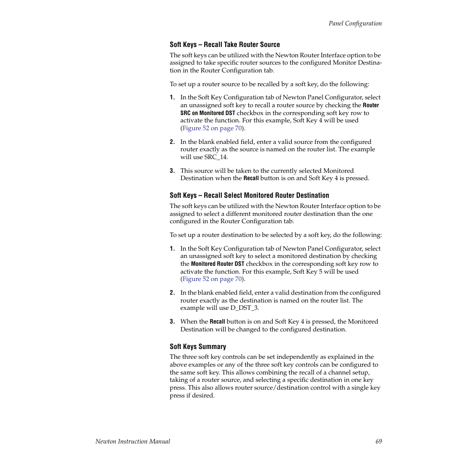 Grass Valley Newton Modular Control System v.2.0 User Manual | Page 69 / 118