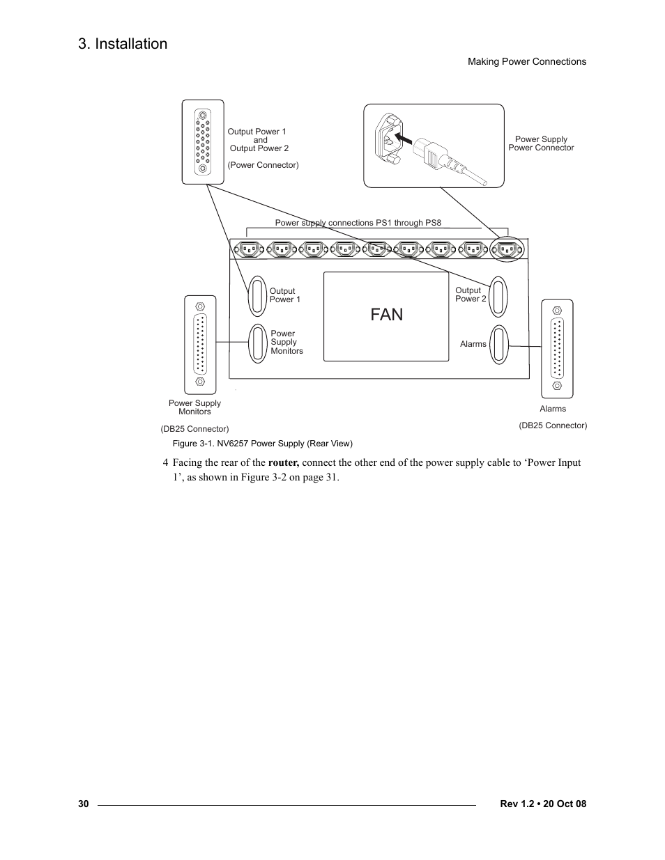Installation | Grass Valley NV8256-Plus v.1.2 User Manual | Page 40 / 90