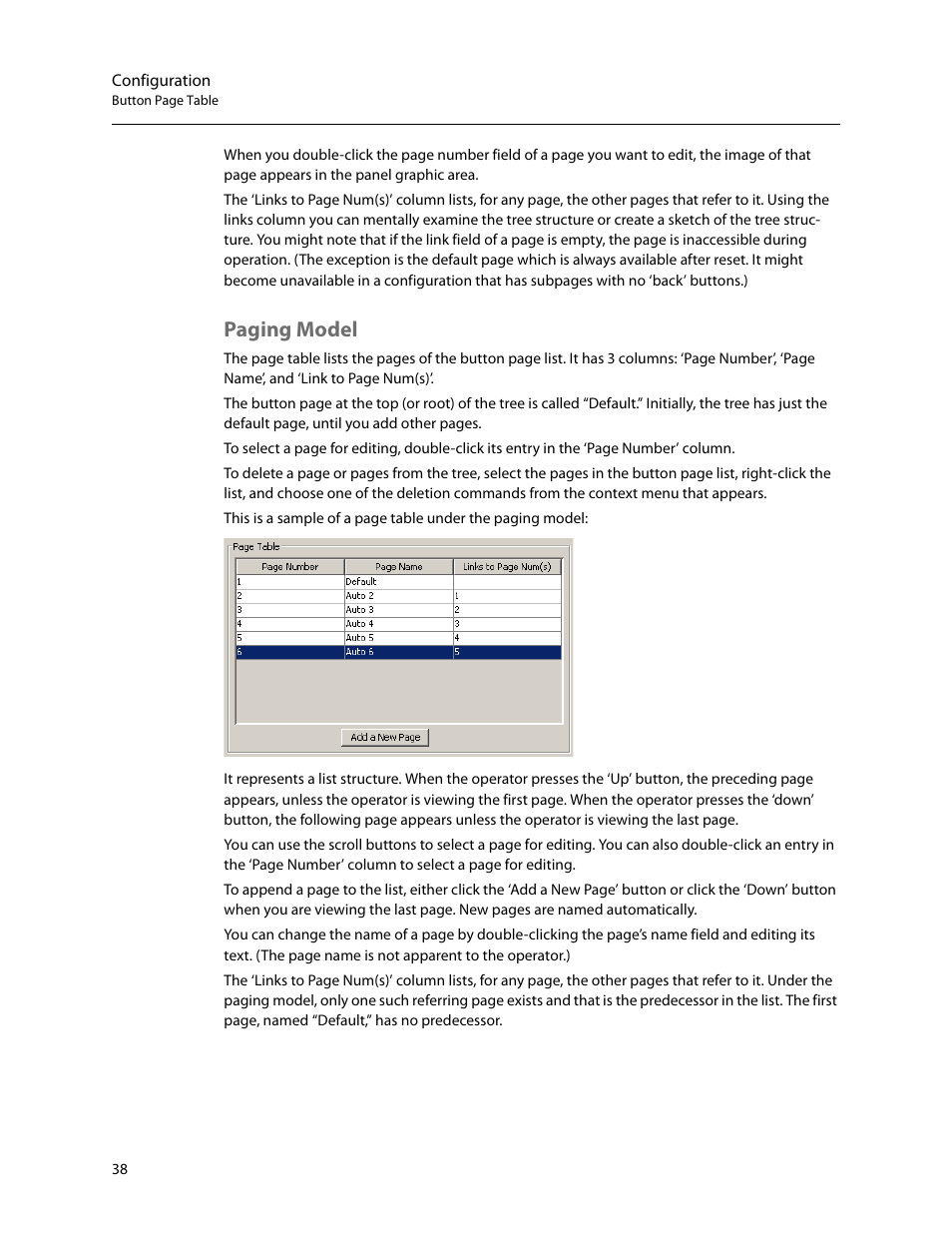 Paging model | Grass Valley NV9641A v.1.0 User Manual | Page 48 / 110