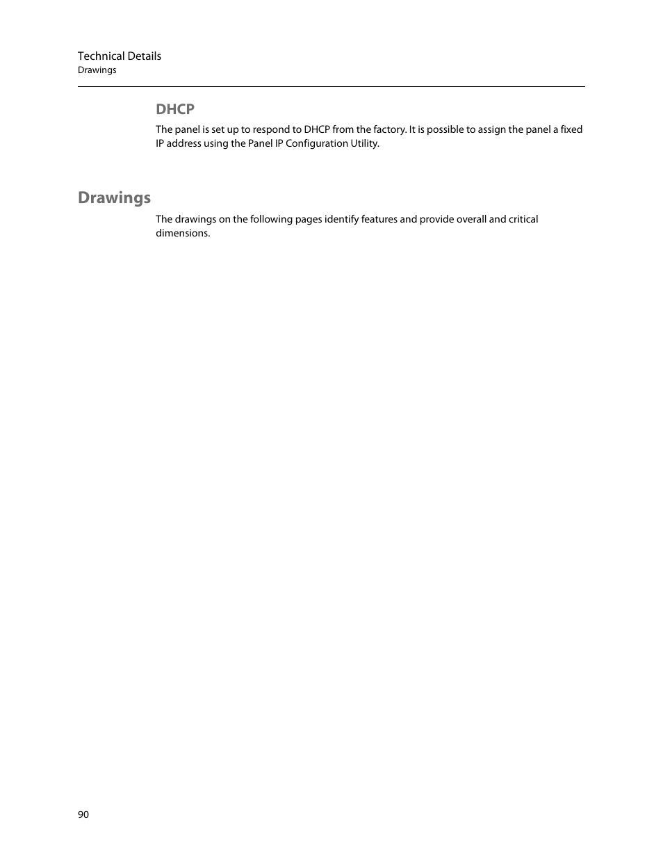 Dhcp, Drawings | Grass Valley NV9654 v.1.1 User Manual | Page 100 / 118