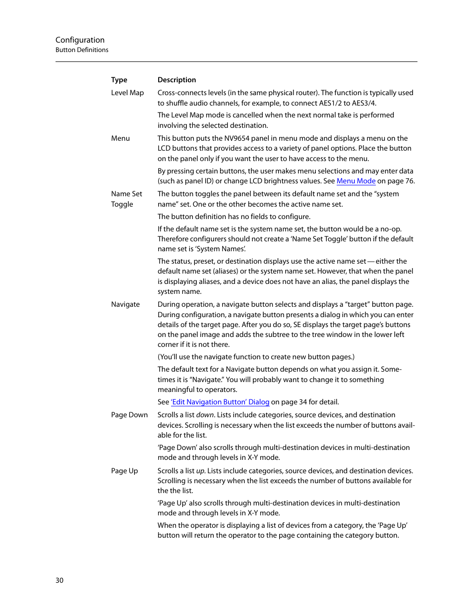 Grass Valley NV9654 v.1.1 User Manual | Page 40 / 118