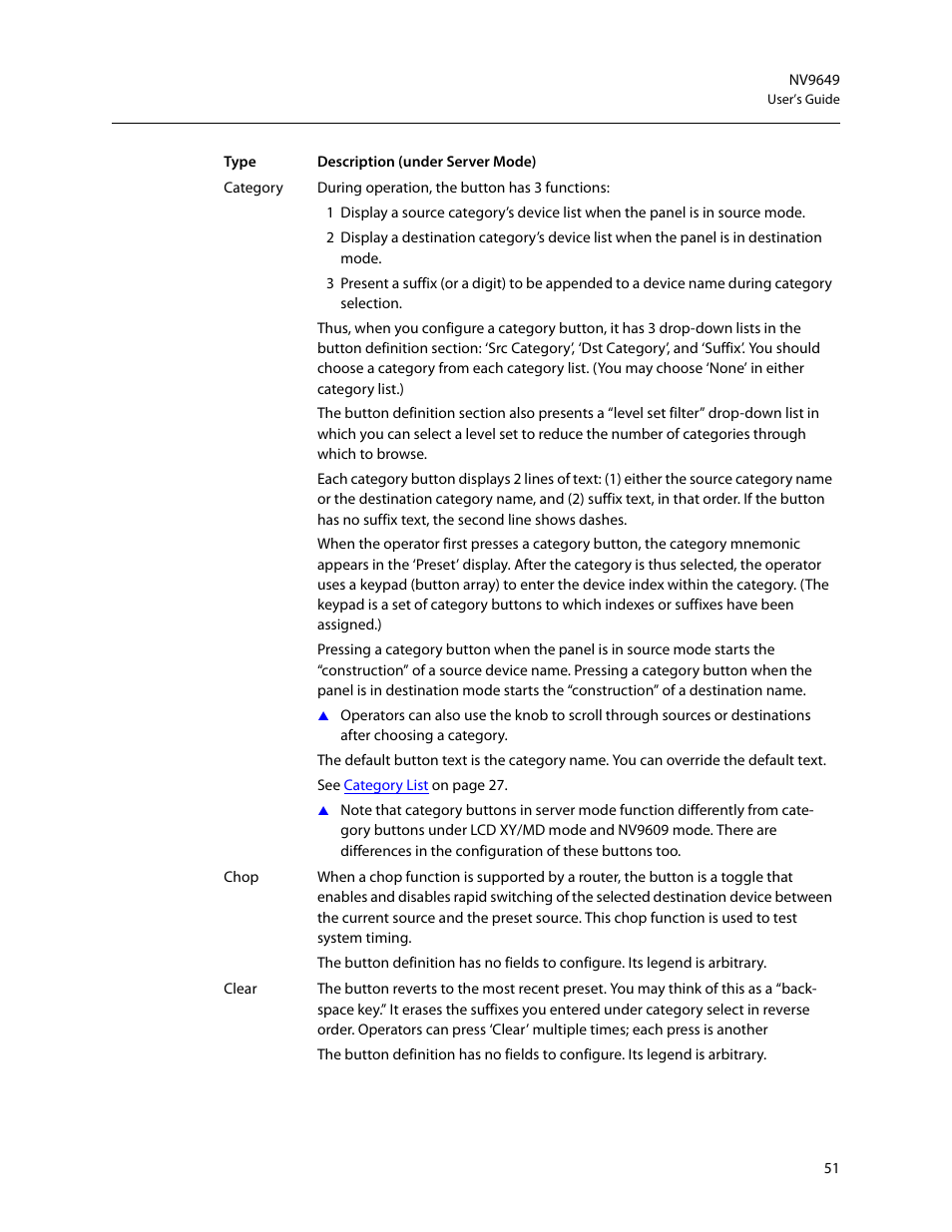 Grass Valley NV9649 v.1.1 User Manual | Page 63 / 166