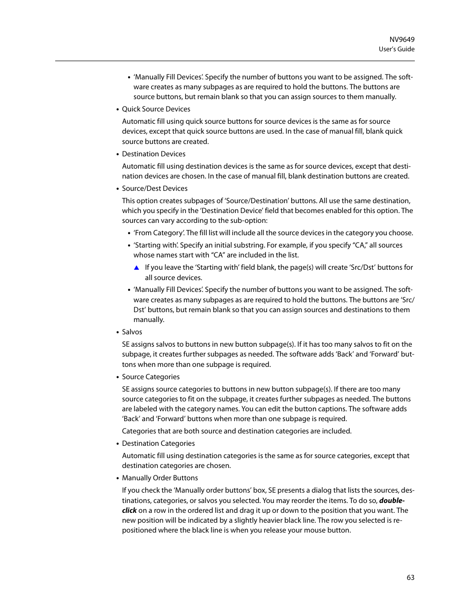 Grass Valley NV9649 v.1.1 User Manual | Page 75 / 166