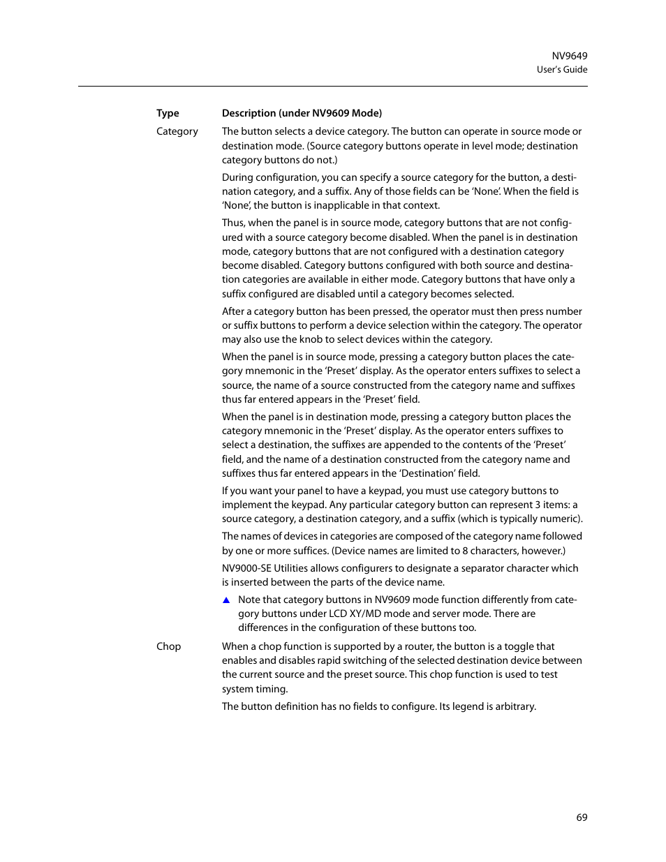 Grass Valley NV9649 v.1.1 User Manual | Page 81 / 166