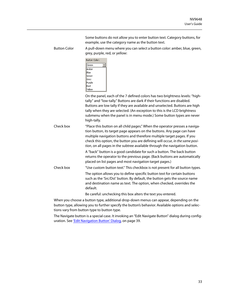 Grass Valley NV9648 v.1.1 User Manual | Page 43 / 112