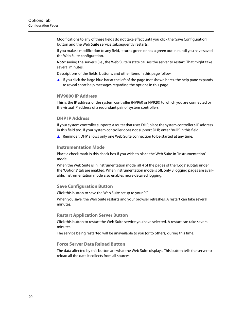 Grass Valley NV9000 Web Suite v.1.2 User Manual | Page 30 / 118