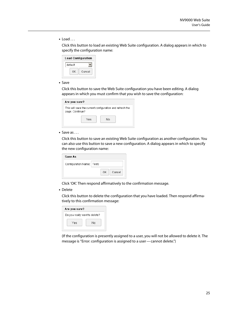 Grass Valley NV9000 Web Suite v.1.2 User Manual | Page 35 / 118