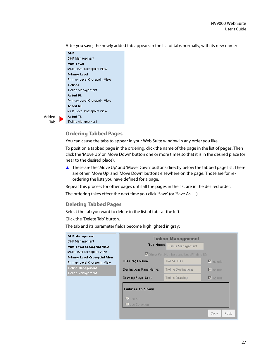 Grass Valley NV9000 Web Suite v.1.2 User Manual | Page 37 / 118