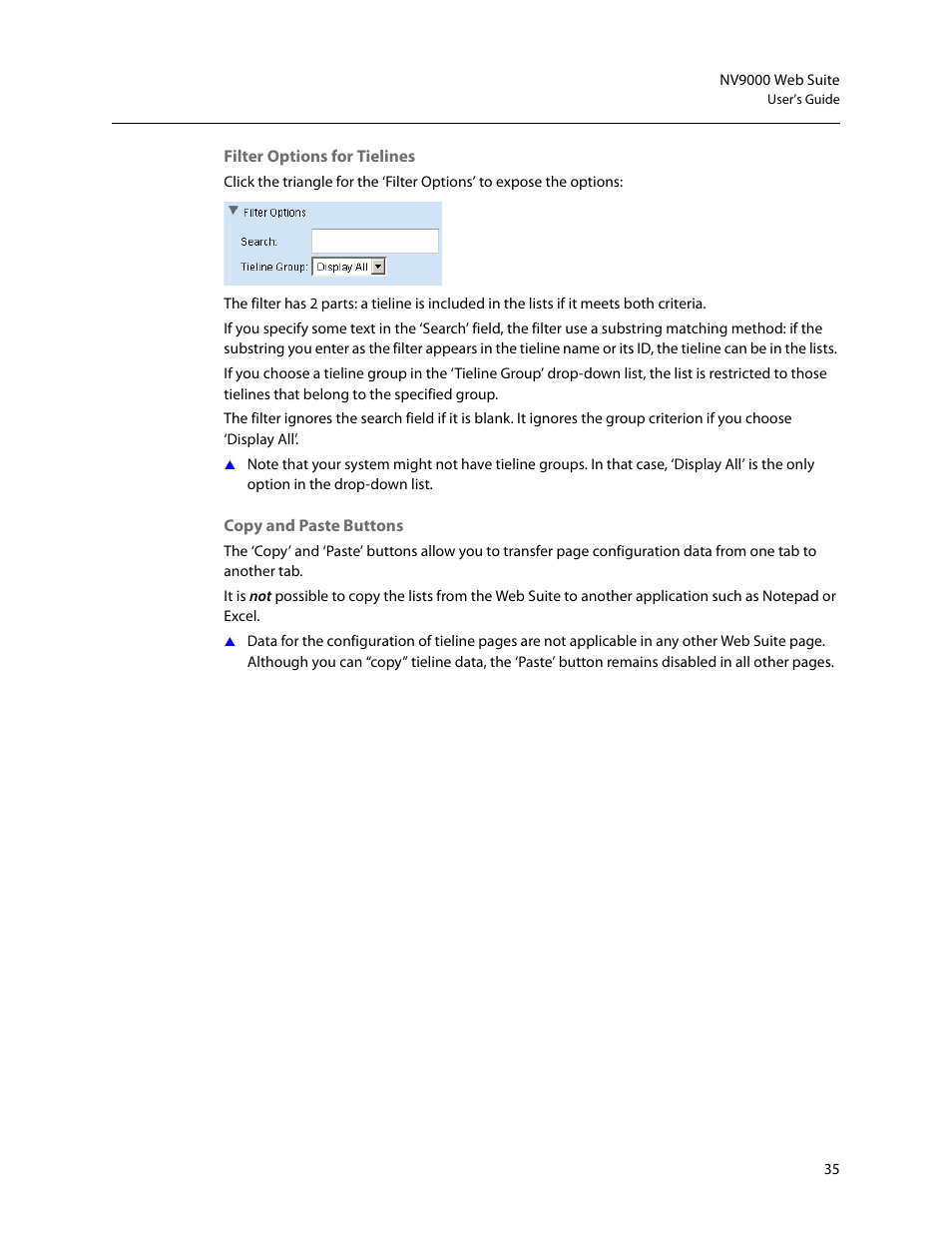 Grass Valley NV9000 Web Suite v.1.2 User Manual | Page 45 / 118