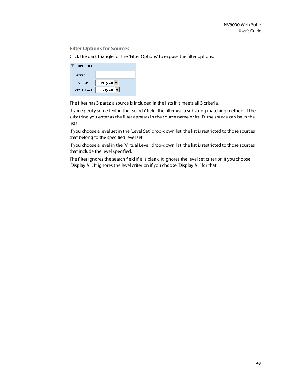 Grass Valley NV9000 Web Suite v.1.2 User Manual | Page 59 / 118