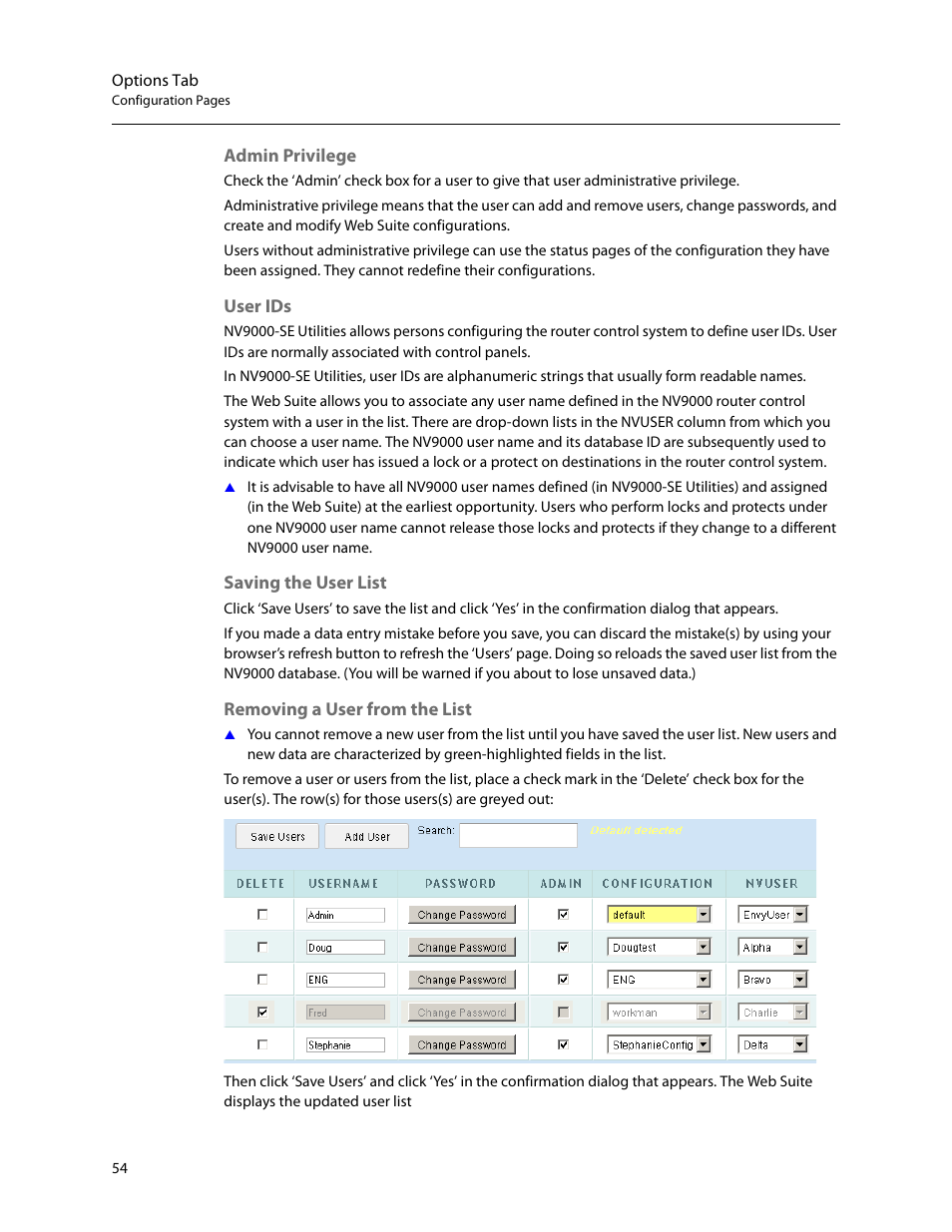 Grass Valley NV9000 Web Suite v.1.2 User Manual | Page 64 / 118
