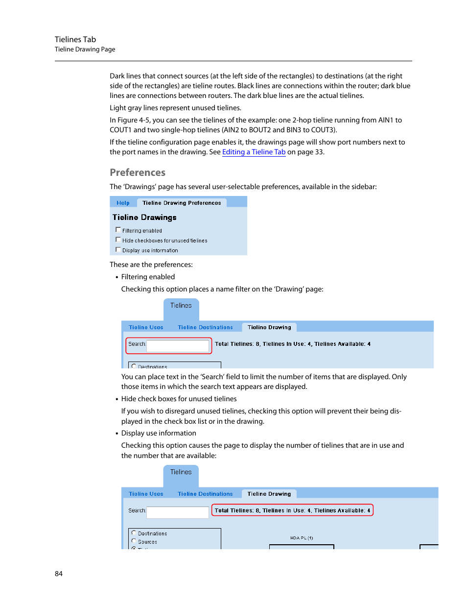Preferences | Grass Valley NV9000 Web Suite v.1.2 User Manual | Page 94 / 118
