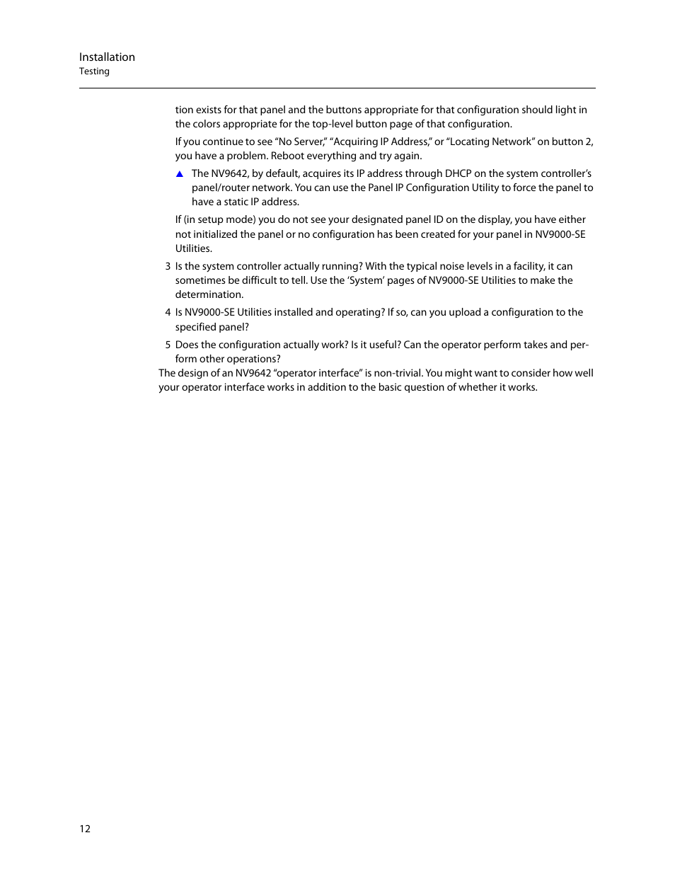 Grass Valley NV9642 v.1.2 User Manual | Page 22 / 106