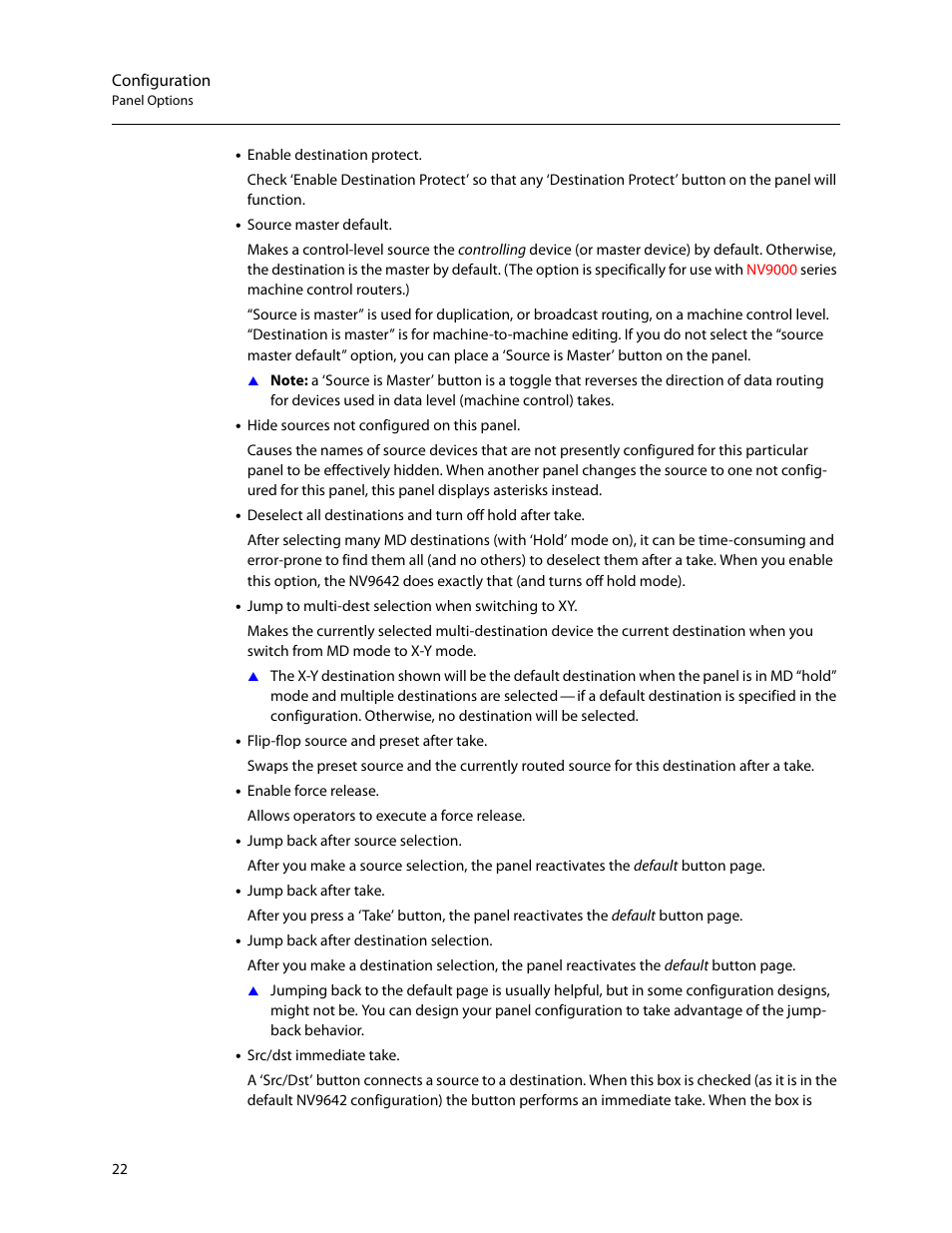 Grass Valley NV9642 v.1.2 User Manual | Page 32 / 106