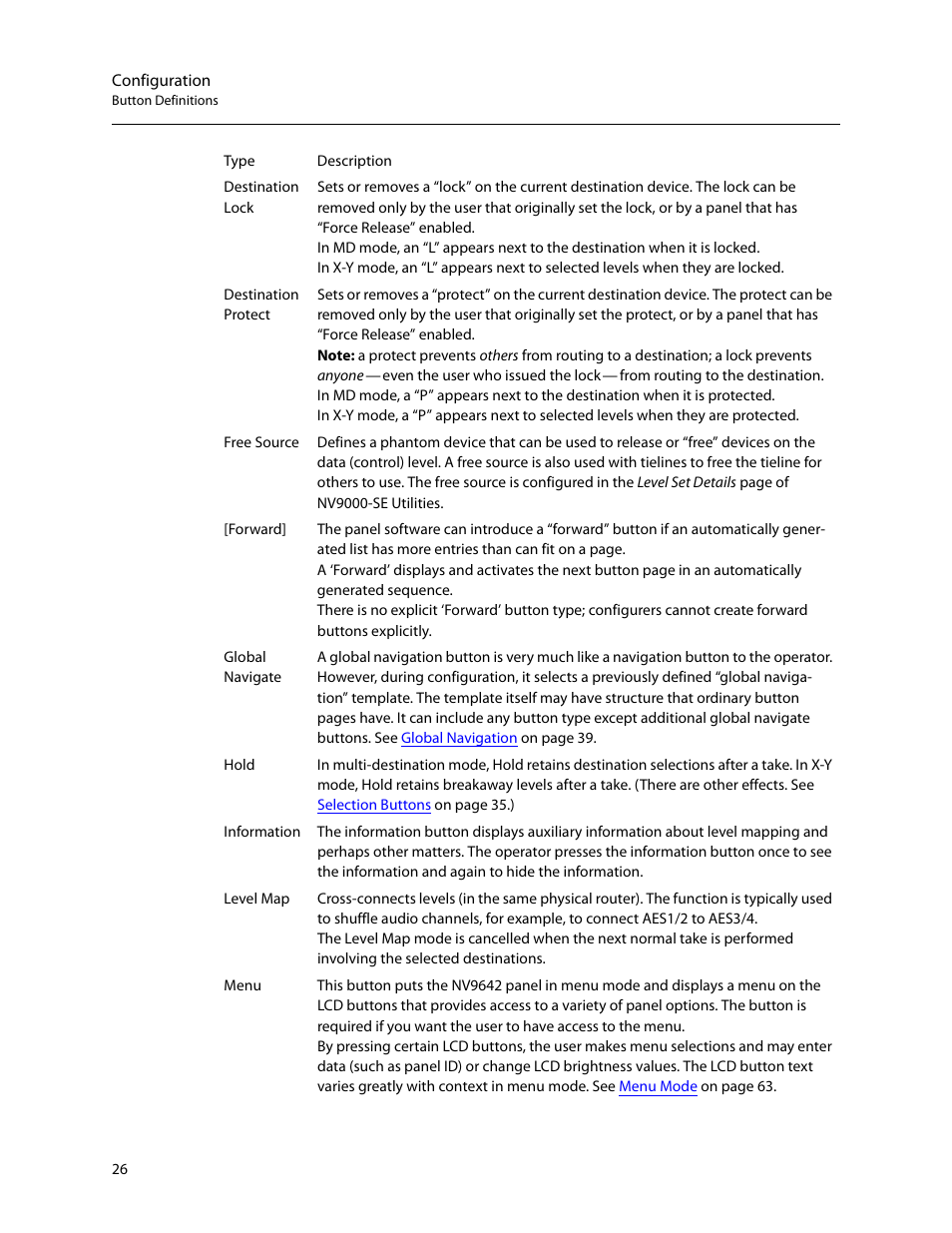 Grass Valley NV9642 v.1.2 User Manual | Page 36 / 106