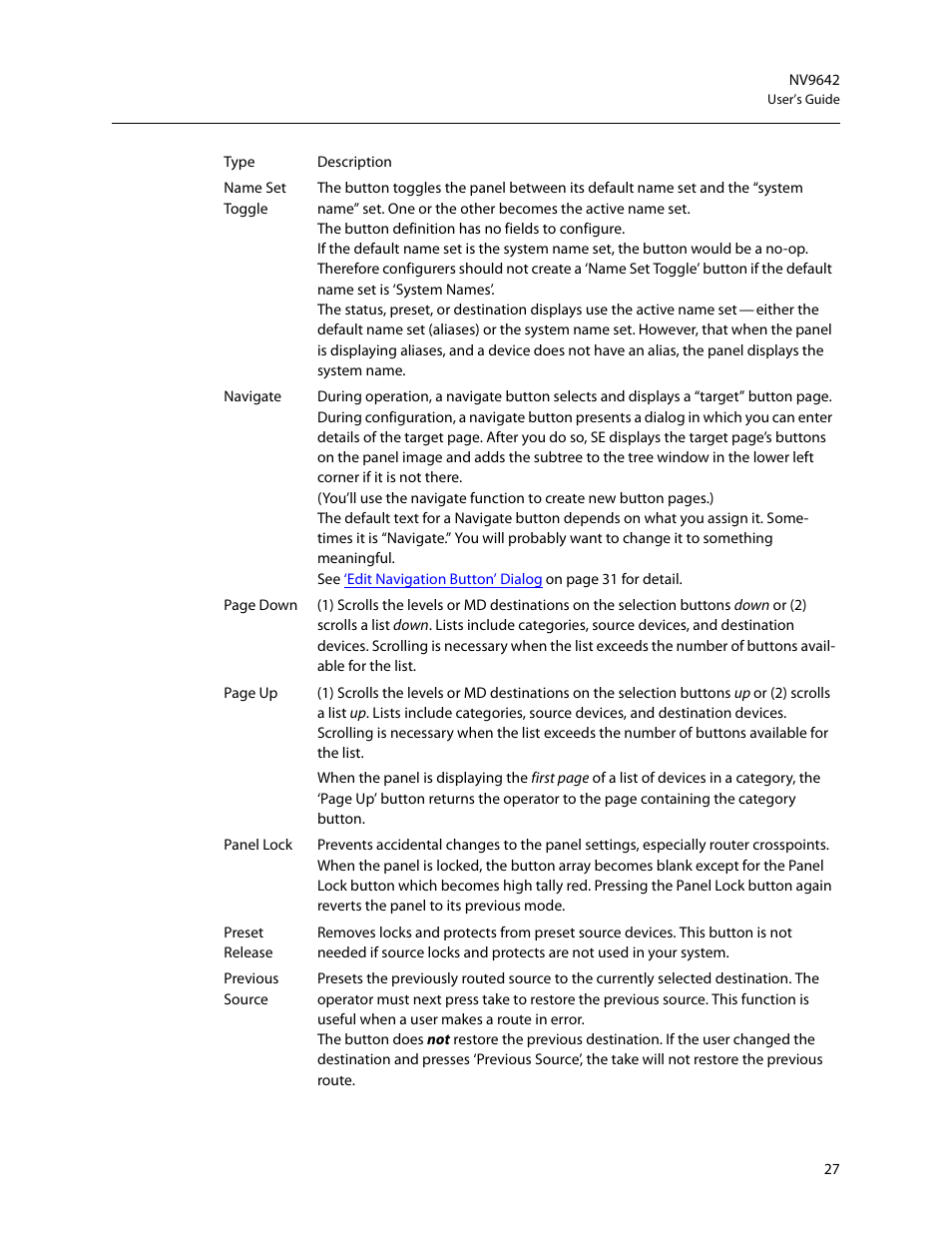 Grass Valley NV9642 v.1.2 User Manual | Page 37 / 106