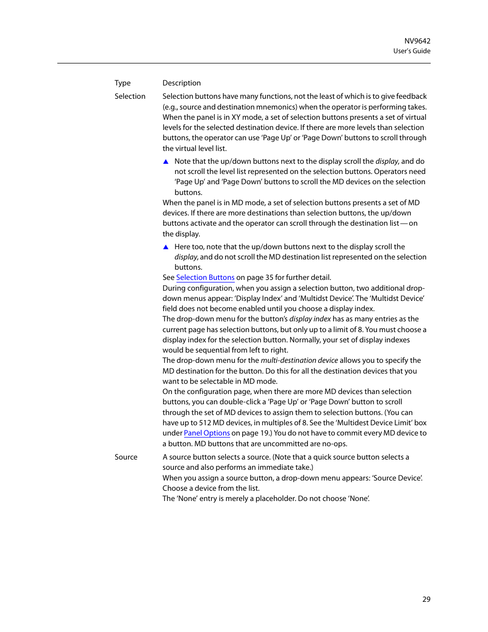 Grass Valley NV9642 v.1.2 User Manual | Page 39 / 106