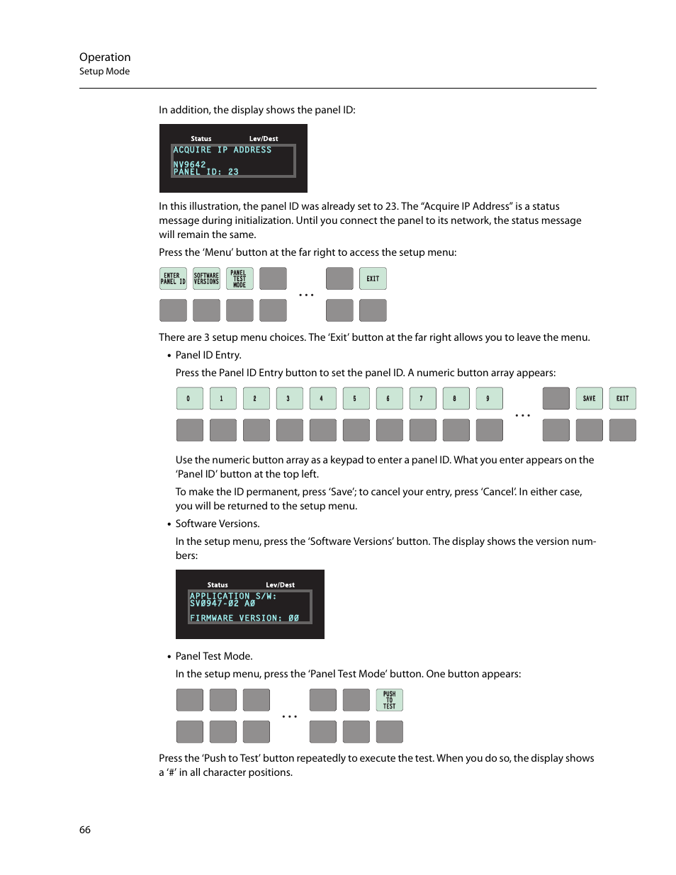 Operation | Grass Valley NV9642 v.1.2 User Manual | Page 76 / 106