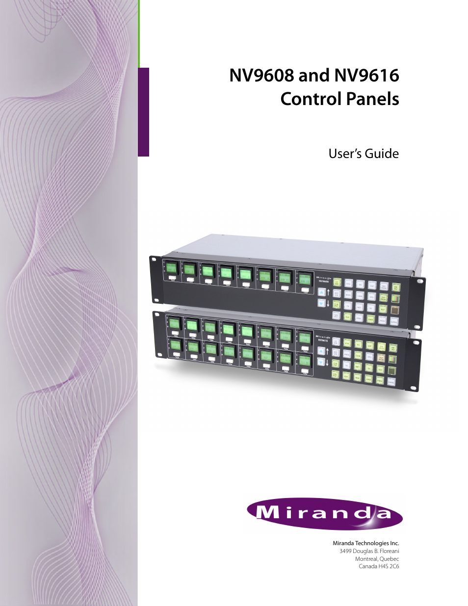 Grass Valley NV9608 v.1.0 User Manual | 84 pages