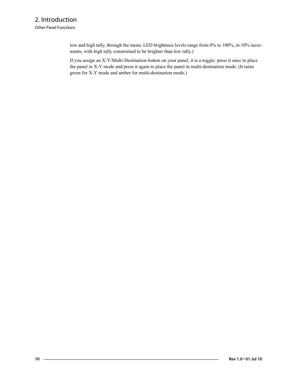 Introduction | Grass Valley NV9608 v.1.0 User Manual | Page 20 / 84