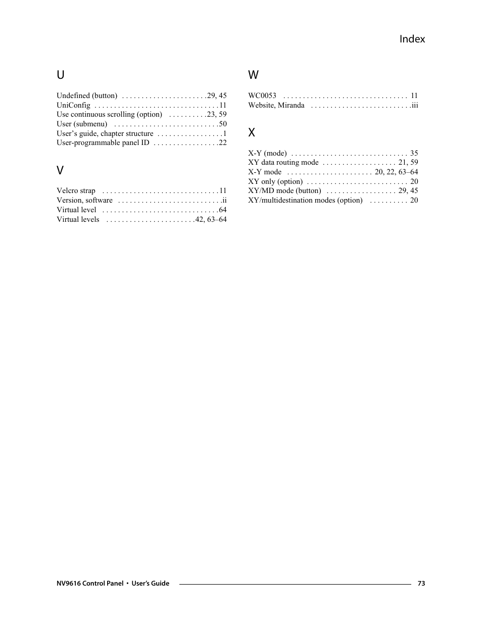Grass Valley NV9608 v.1.0 User Manual | Page 83 / 84