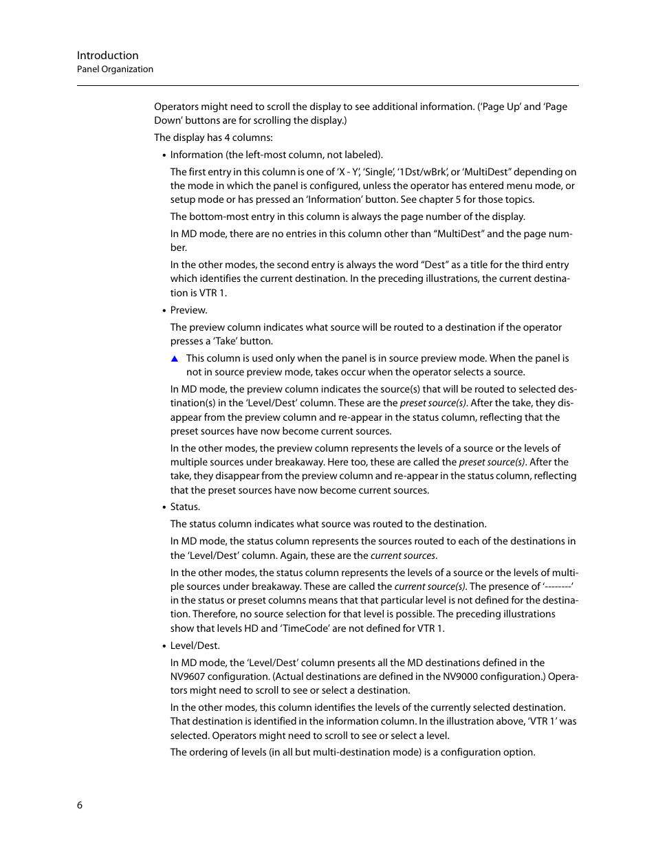 Grass Valley NV9607 v.1.1 User Manual | Page 16 / 90
