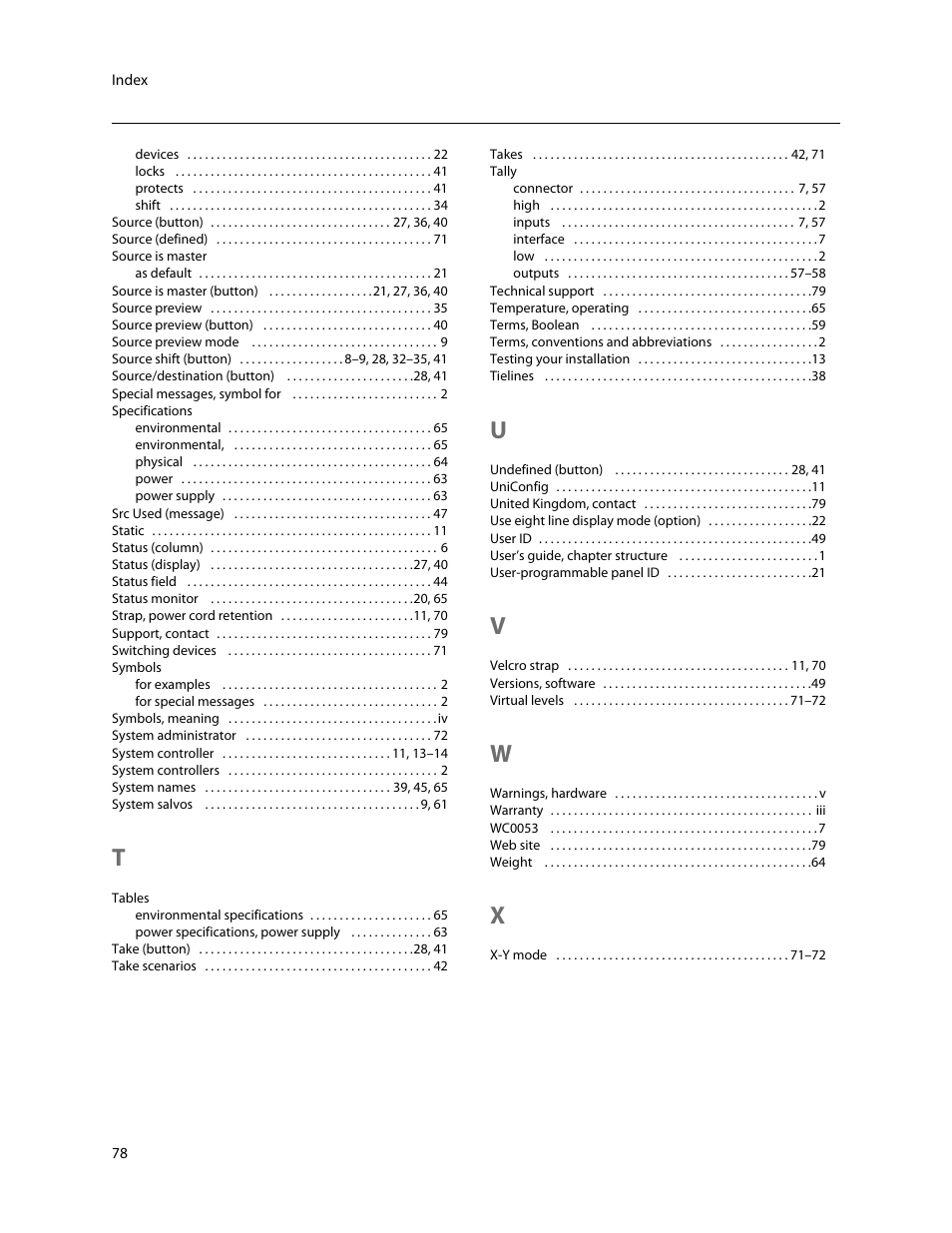 Grass Valley NV9607 v.1.1 User Manual | Page 88 / 90