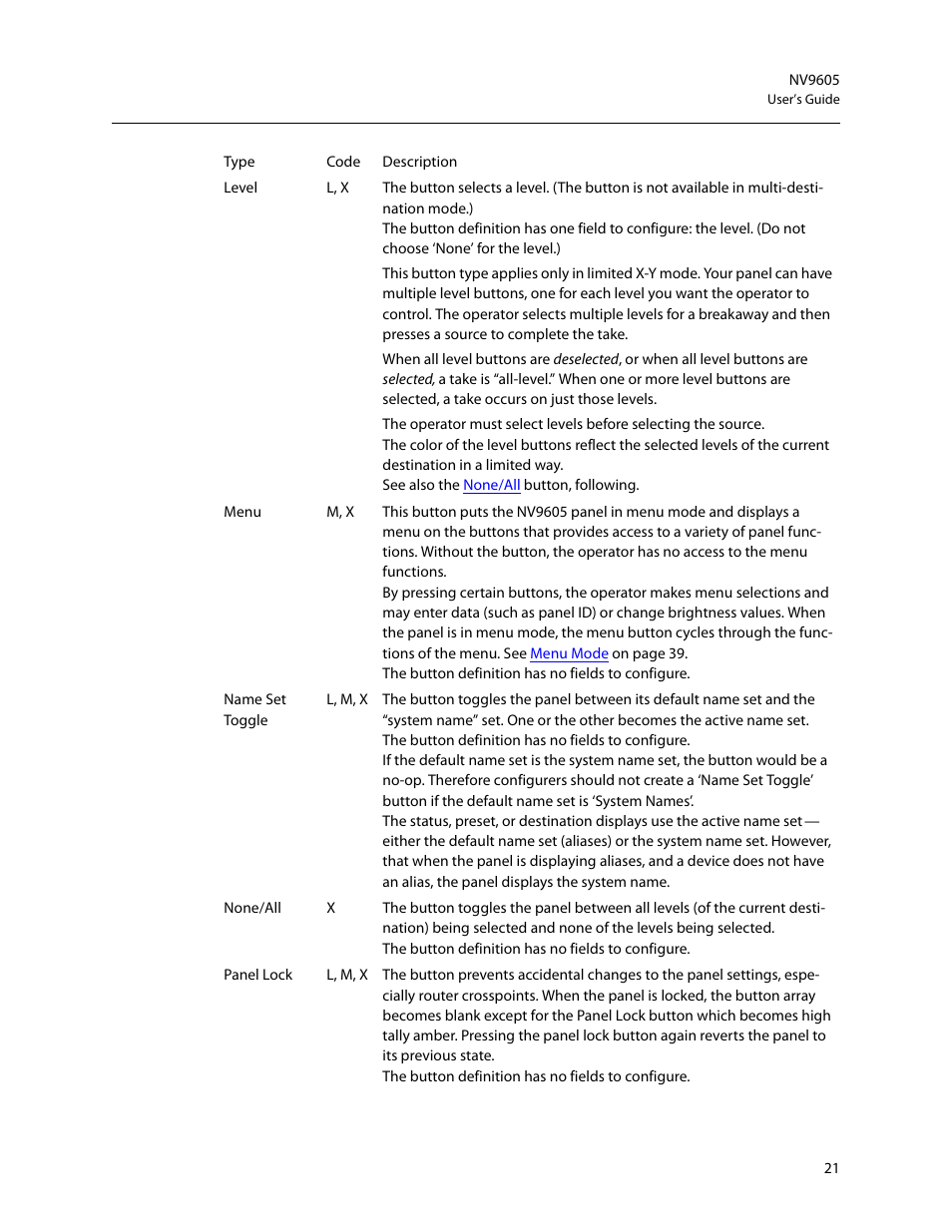 Grass Valley NV9605 v.1.1 User Manual | Page 31 / 74