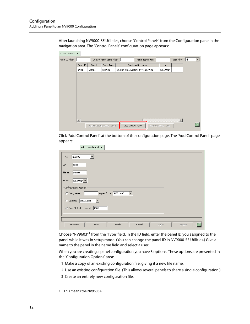 Grass Valley NV9603A v.1.1 User Manual | Page 22 / 68