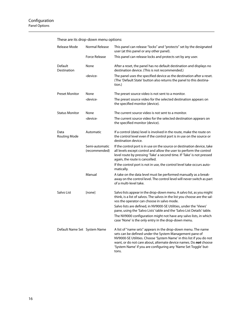 Grass Valley NV9603A v.1.1 User Manual | Page 26 / 68