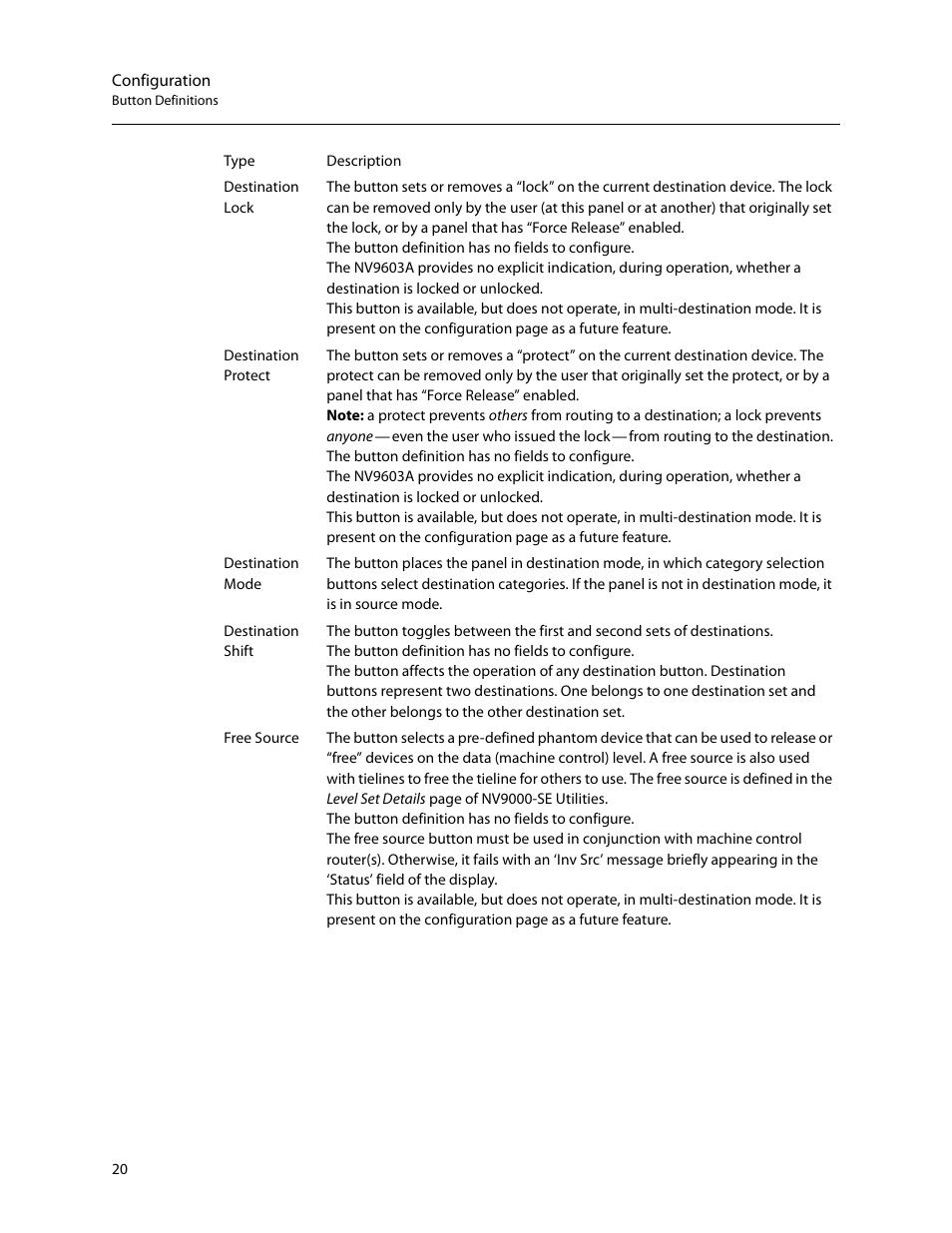 Grass Valley NV9603A v.1.1 User Manual | Page 30 / 68