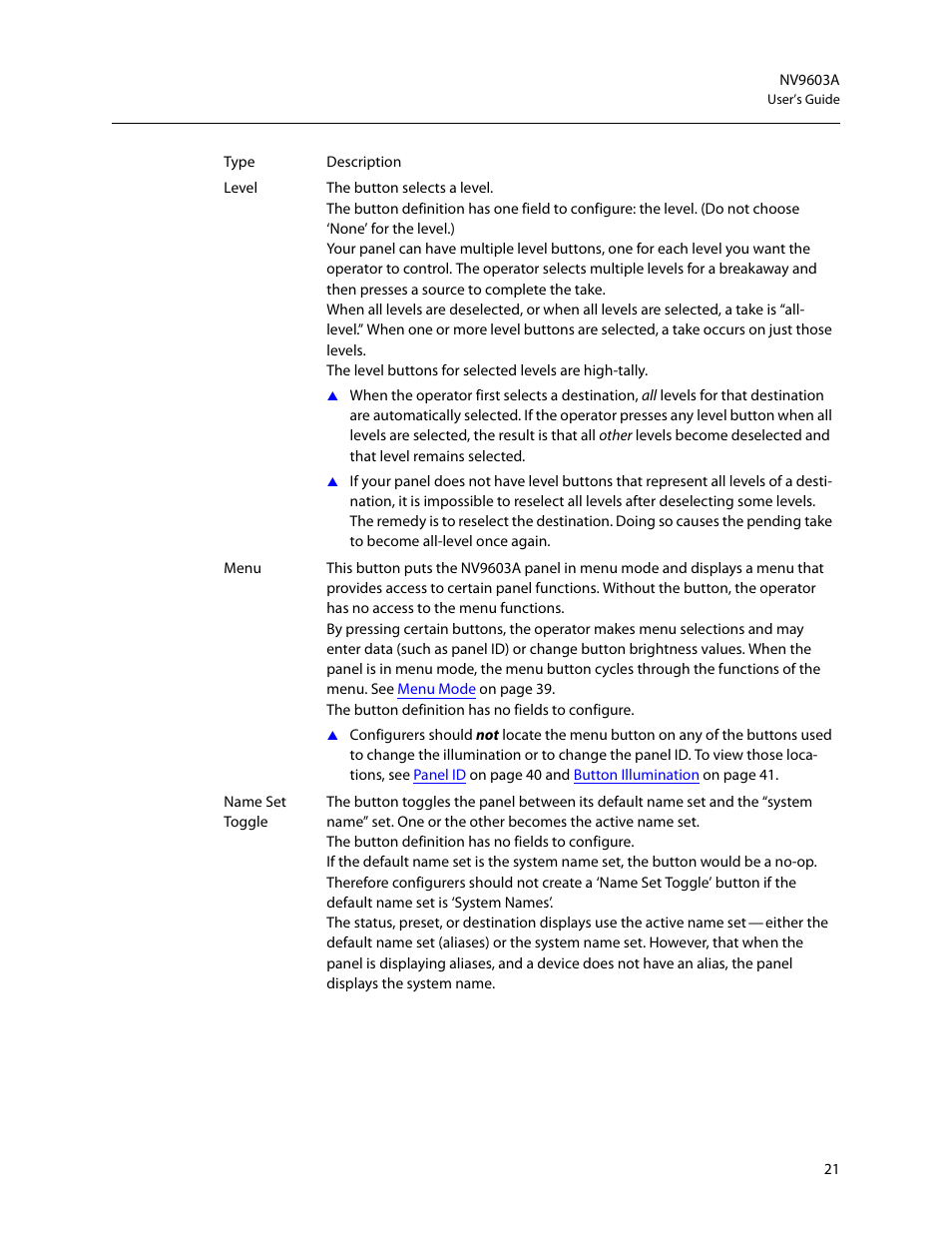 Grass Valley NV9603A v.1.1 User Manual | Page 31 / 68