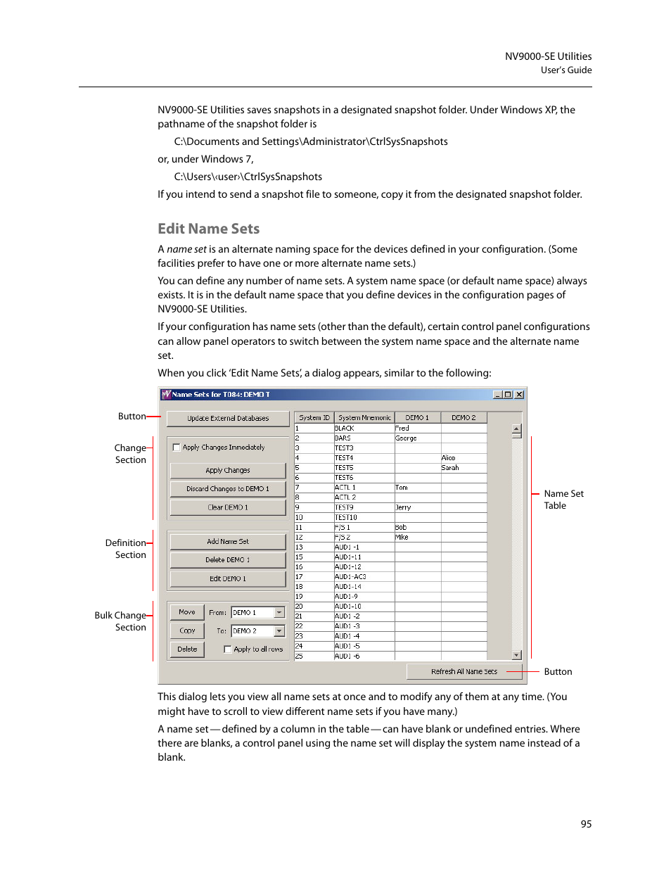 Edit name sets | Grass Valley NV9000-SE v.5.0 User Manual | Page 113 / 540