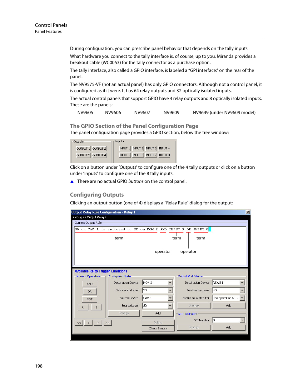 Configuring outputs | Grass Valley NV9000-SE v.5.0 User Manual | Page 216 / 540
