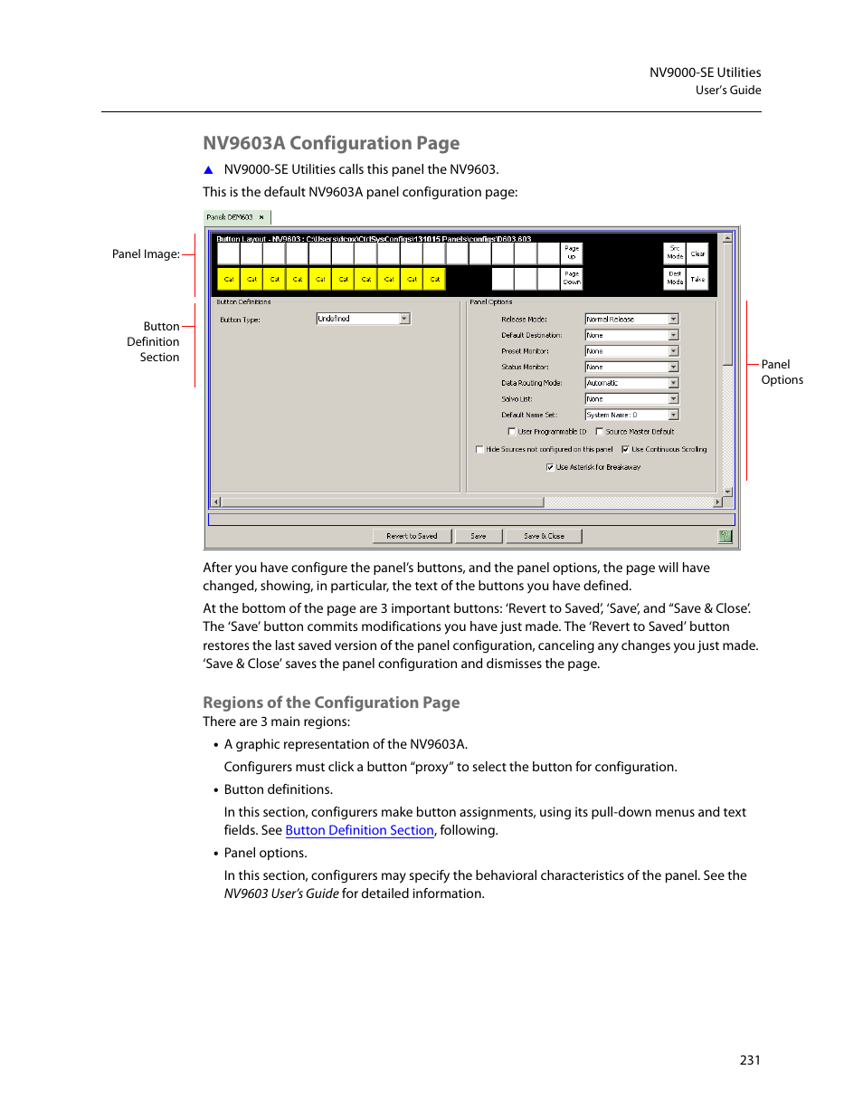 Nv9603a configuration page | Grass Valley NV9000-SE v.5.0 User Manual | Page 249 / 540