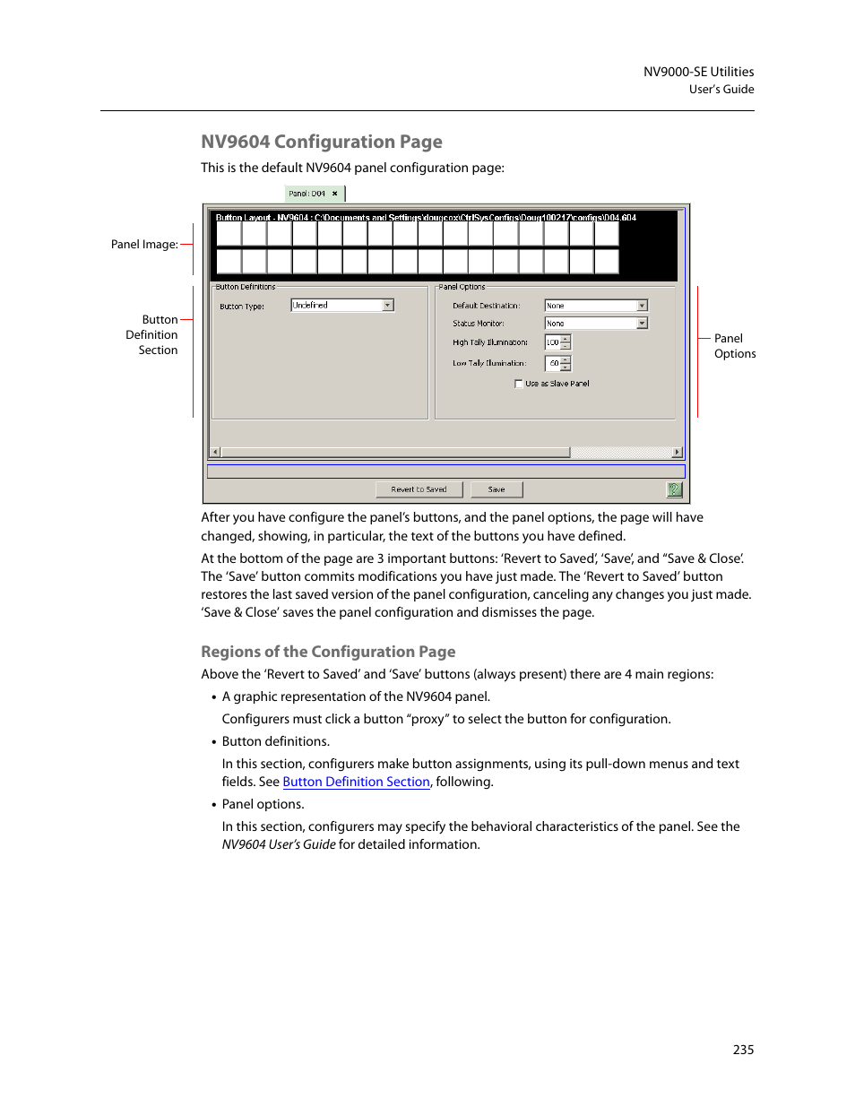 Nv9604 configuration page | Grass Valley NV9000-SE v.5.0 User Manual | Page 253 / 540