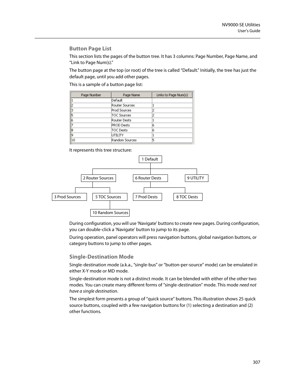 Single-destination mode | Grass Valley NV9000-SE v.5.0 User Manual | Page 325 / 540