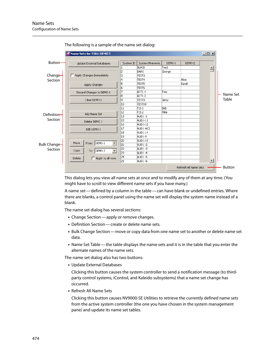 Name sets | Grass Valley NV9000-SE v.5.0 User Manual | Page 492 / 540