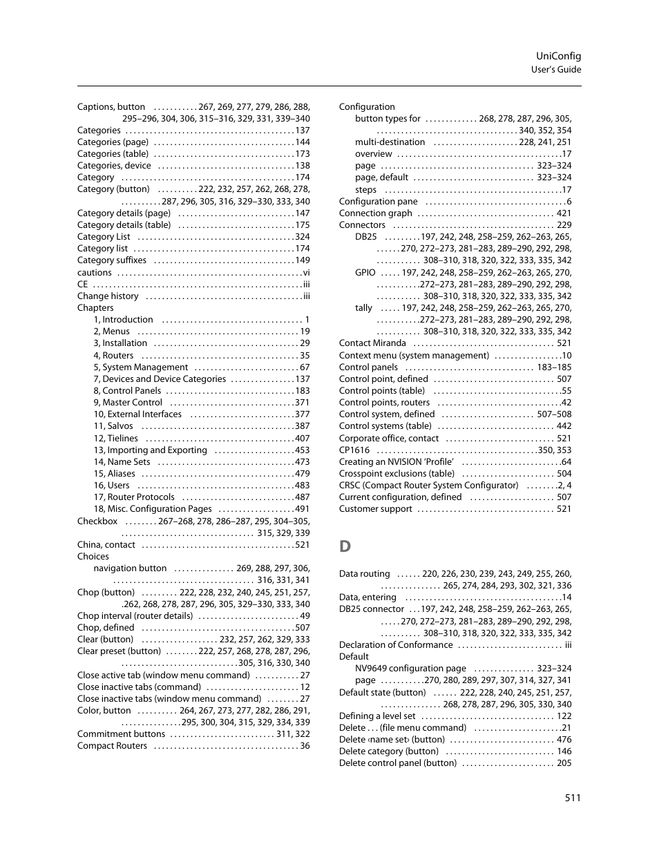 Grass Valley NV9000-SE v.5.0 User Manual | Page 529 / 540