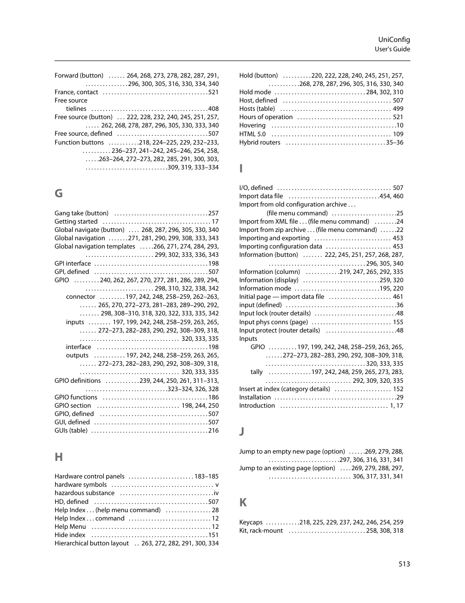 Grass Valley NV9000-SE v.5.0 User Manual | Page 531 / 540