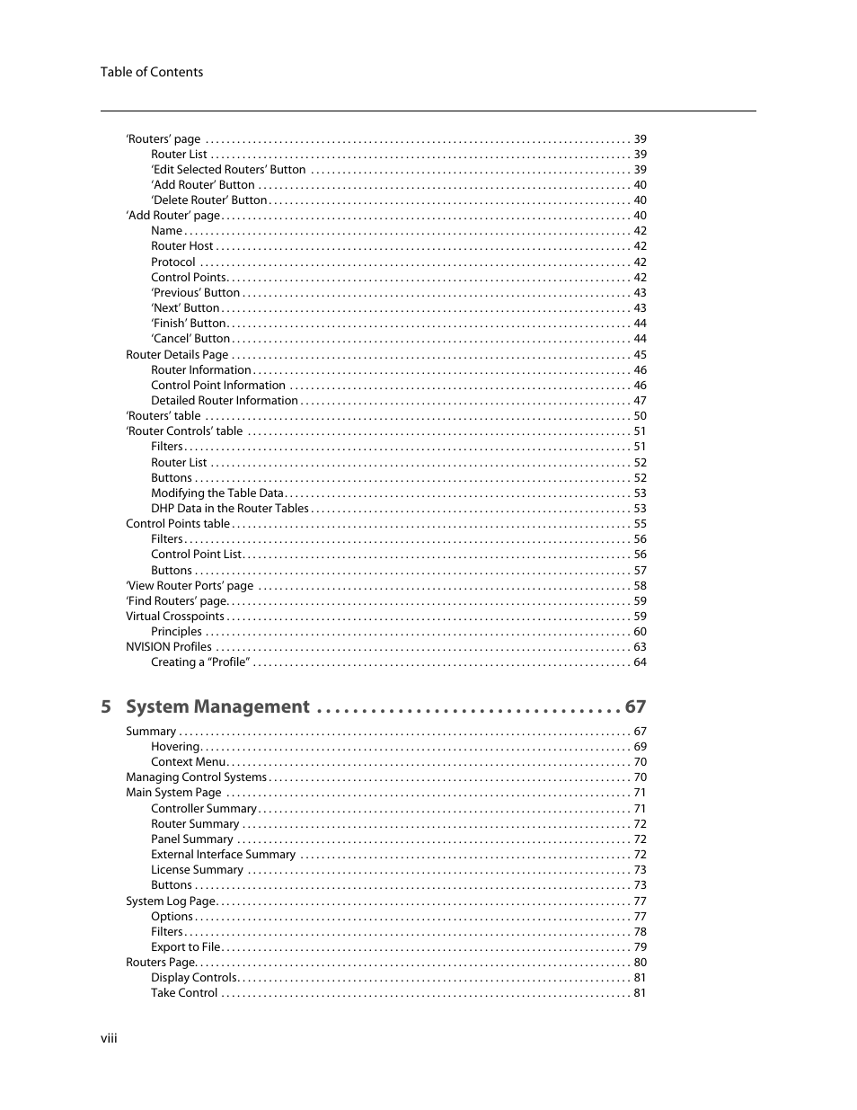 5 system management | Grass Valley NV9000-SE v.5.0 User Manual | Page 8 / 540