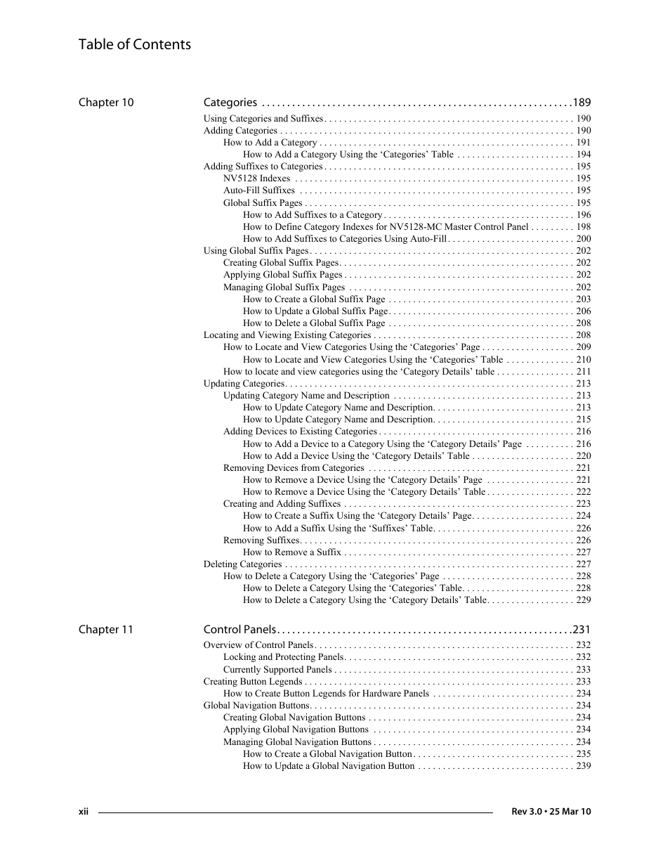 Grass Valley NV9000-SE v.3.0 User Manual | Page 12 / 590