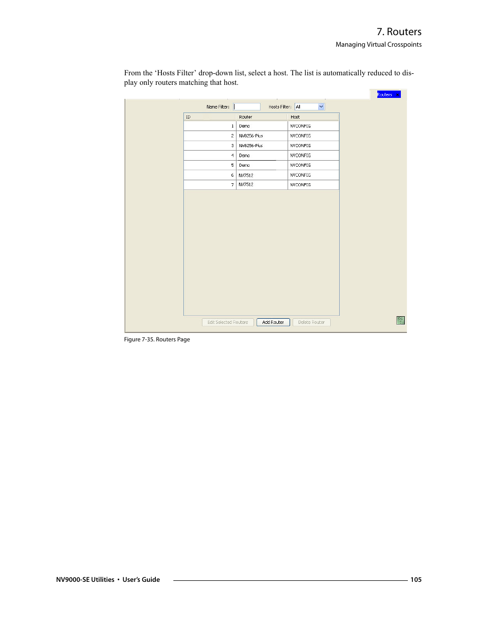 Routers | Grass Valley NV9000-SE v.3.0 User Manual | Page 125 / 590