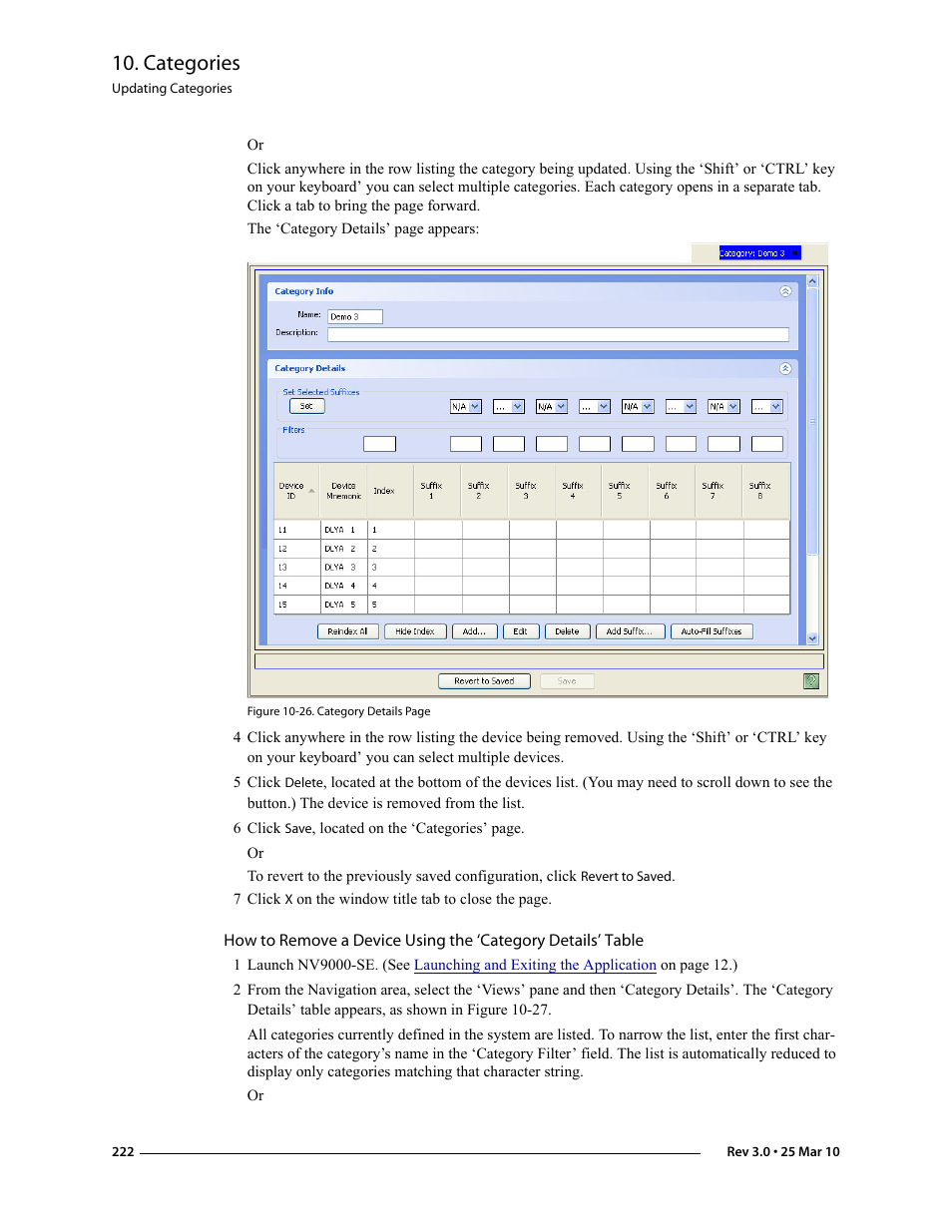 Categories | Grass Valley NV9000-SE v.3.0 User Manual | Page 242 / 590