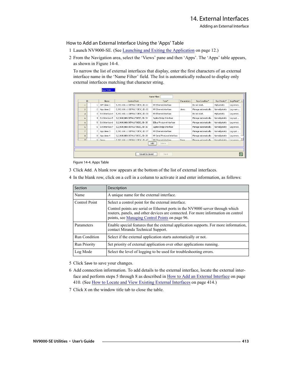 5 click save to save your changes, External interfaces | Grass Valley NV9000-SE v.3.0 User Manual | Page 433 / 590
