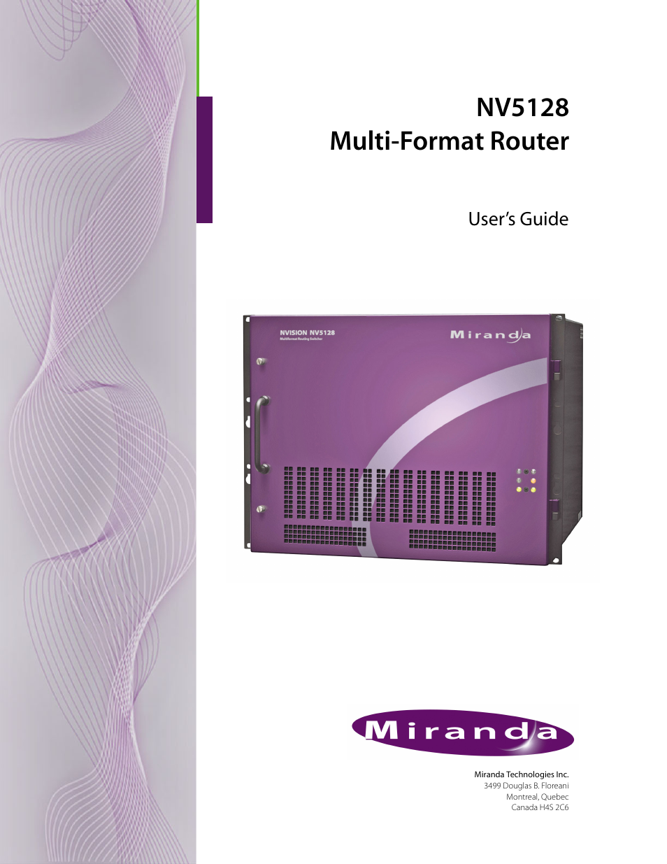 Grass Valley NV5128 v.2.5 User Manual | 114 pages