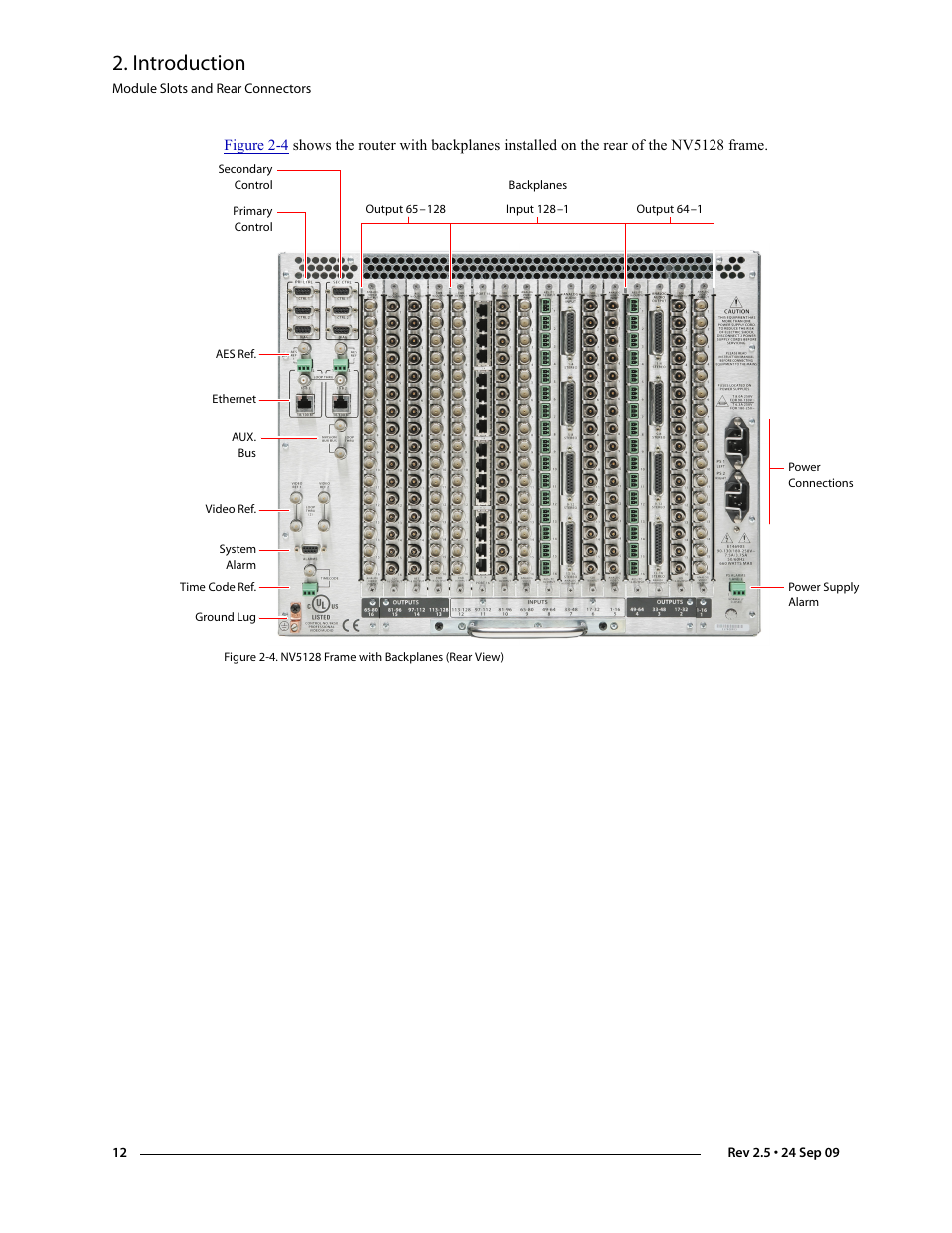 Introduction | Grass Valley NV5128 v.2.5 User Manual | Page 22 / 114